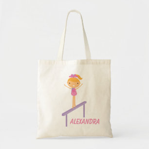 Sac personnalisé de gymnastique de filles