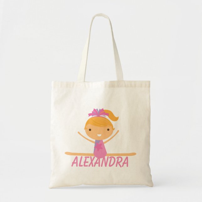 Sac personnalisé de gymnastique de filles (Devant)