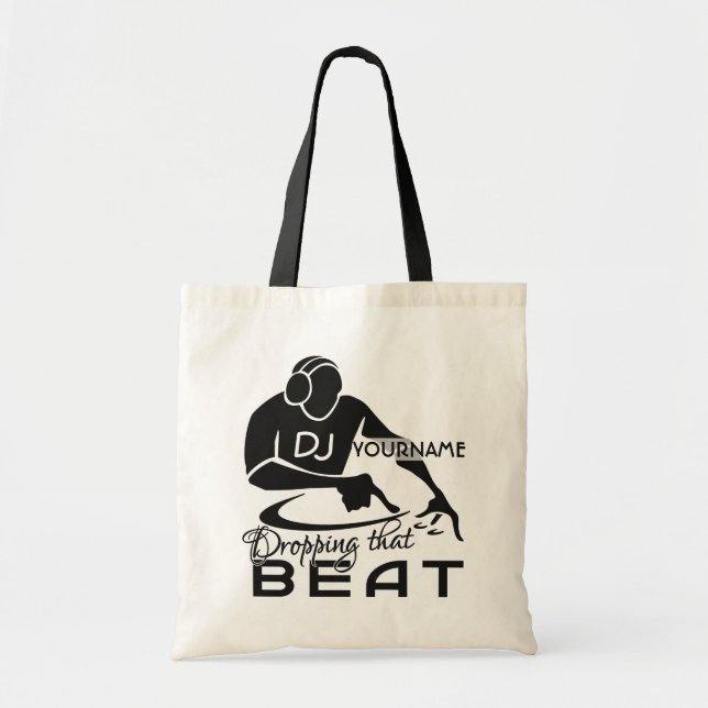 Sac personnalisé DJ - choisir style et couleur (Devant)