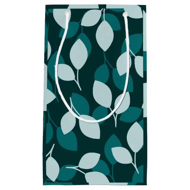 Sac petit cadeau design feuille (Devant)