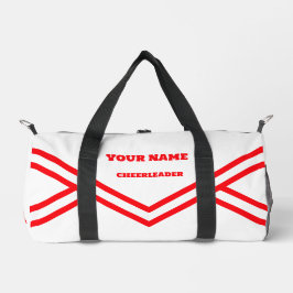 sac pom-pom girl, rouge et blanc