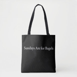 Sac pour dimanche avec bagels Sac tendance pour