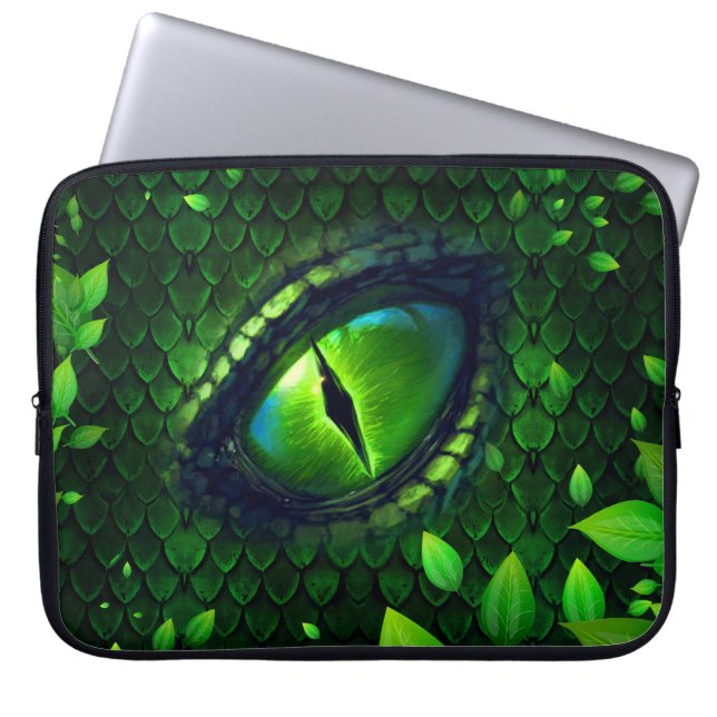 Sac pour ordinateur portable Lizard vert (Devant)