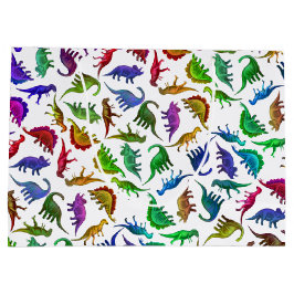 Sac préhistorique coloré de cadeau de dinosaures