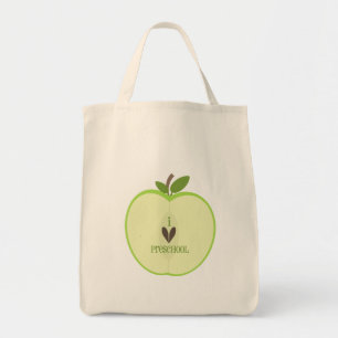 Sac préscolaire de professeur - Apple vert demi