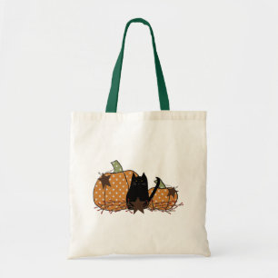 Sac primitif de chat et de citrouilles