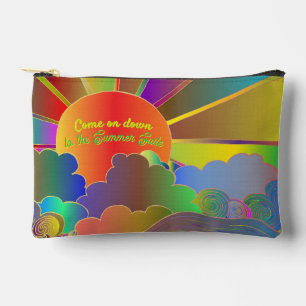 Sac Psychedelique Imprimé 'Come on Down' Coupé et 
