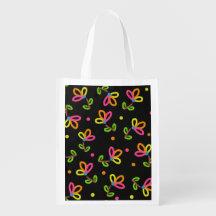 Conception florale multicolore