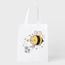 Kawaii Bumblebee Arrose des Fleurs pour les maman