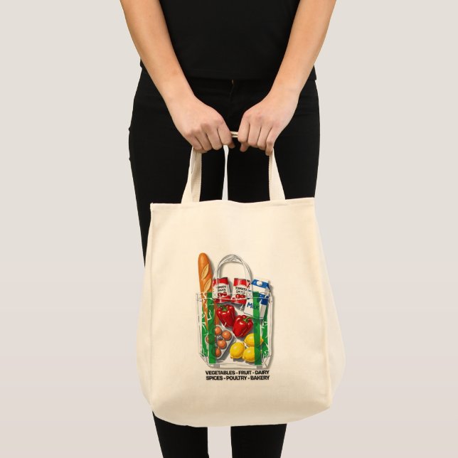 Sac Réutilisable pour les Courses (Devant (produit))