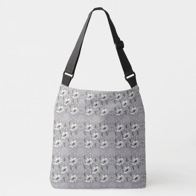 Sac rose blanc printemps (Devant)
