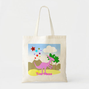 Sac rose Fourre-tout de dinosaure de bande