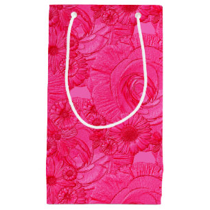 Sac S Fleurs Embossées-Chauds-GIFT Rose