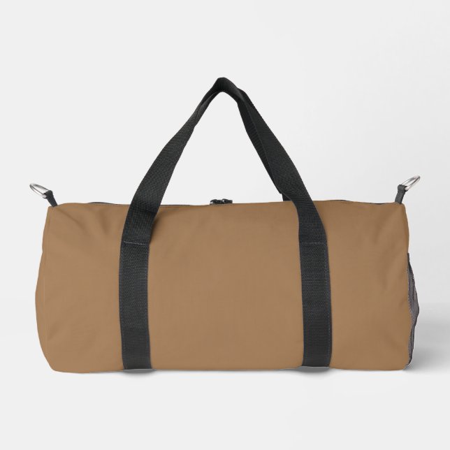 Sac simple Brown petit duffel imprimé D.Bags (Recto)