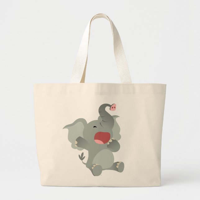 Sac somnolent mignon d'éléphant de bande dessinée (Devant)