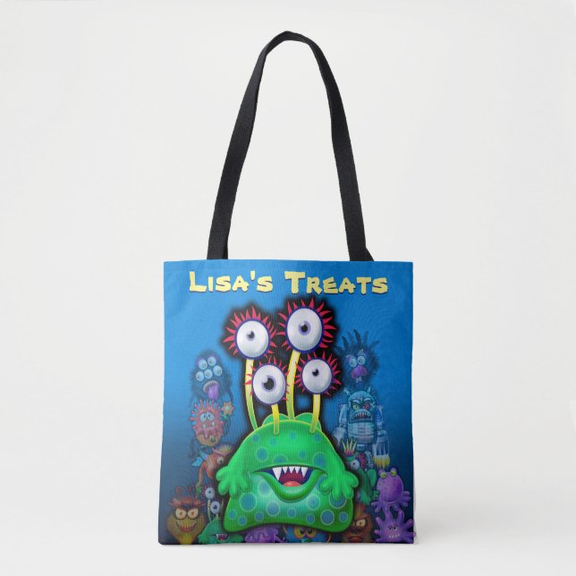 Sac spécial Halloween Trick-ou-traiter (Devant)