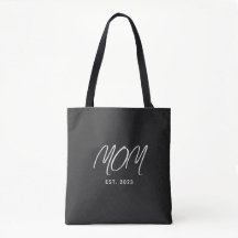 Sac Tote Cadeau Pour Maman 'Maman Établie'