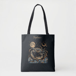Sac Tote Signe du Zodiaque Cancer Crabe Horoscope