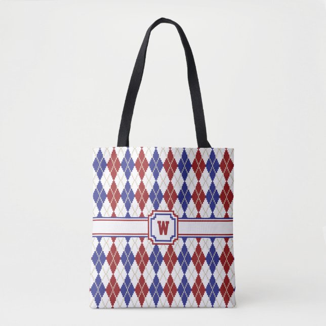 Sac Tout-Sur-Imprimé Jacquard Americana (Devant)