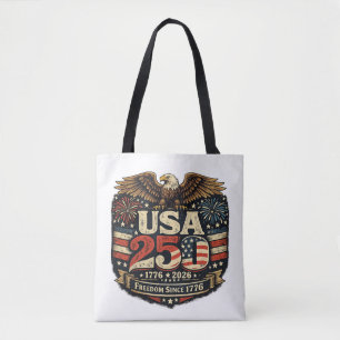 Sac USA 250 Aigle royal 1776-2026 Cabas patriotiqu