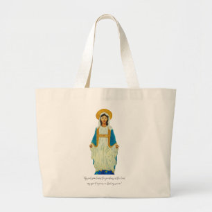 Sac Vierge Marie Grand Sac Fourre-Tout Chrétien