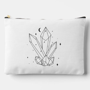 Sac zip en cristal moyen