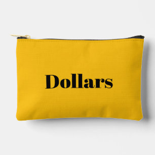 Sac zippé en dollars canadiens ou américains