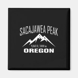 Sacajawea-Gipfel Oregon Klettergipfel Club Outdoor Magnet