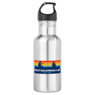 Sacandaga Lake New York Canoe Edelstahlflasche