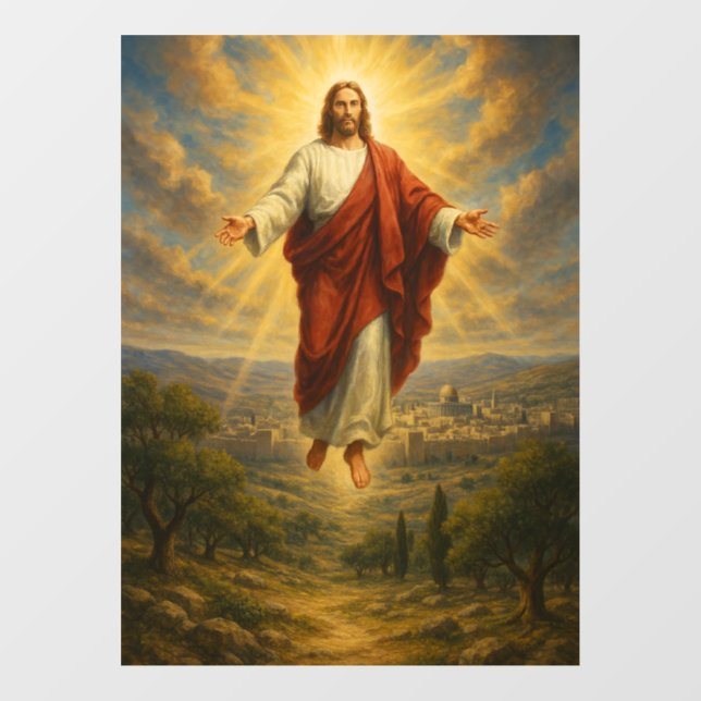 Sacharja 14:4 Aufkleber - Jesus kommt zurück (Blatt)