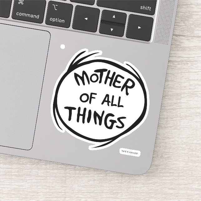 Sache eins zwei - Mutter aller Dinge Aufkleber (Detail)