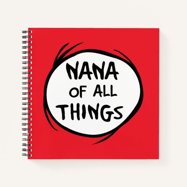 Sache eins zwei - Nana von allen Sachen Notizbuch (Vorderseite)