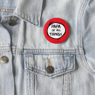 Sache eins zwei - Papa von allen Sachen Button