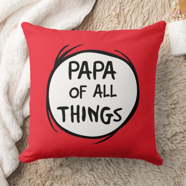 Sache eins zwei - Papa von allen Sachen Kissen (Decke)