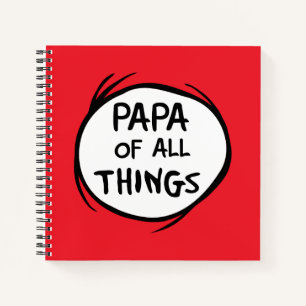 Sache eins zwei - Papa von allen Sachen Notizbuch