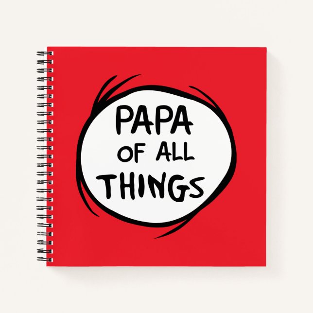 Sache eins zwei - Papa von allen Sachen Notizbuch (Vorderseite)