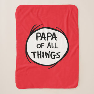 Sache eins zwei - Papa von allen Sachen Sherpadecke