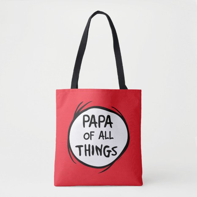 Sache eins zwei - Papa von allen Sachen Tasche (Vorderseite)