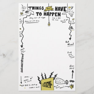 Sachen, die geschehen müssen Briefpapier