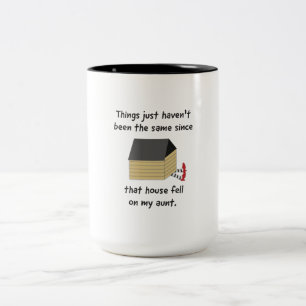 Sachen gerade sind nicht die selben gewesen zweifarbige tasse