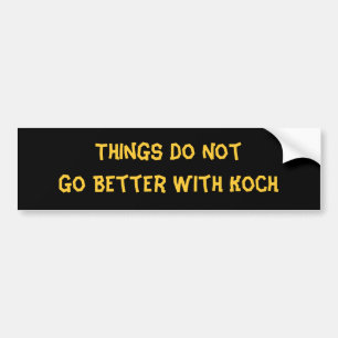 Sachen passen besser nicht zu Koch Autoaufkleber