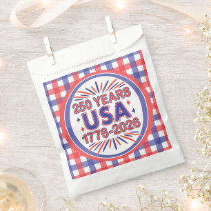 Sachets En Papier 250 ans USA Semiquinentenaire 1776-2026