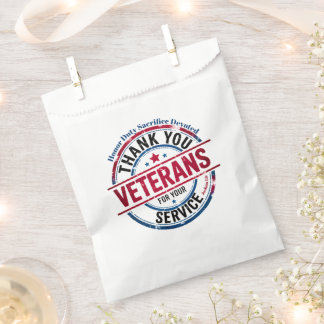 Sachets En Papier #30 Remerciez un vétéran &  Patriotique 