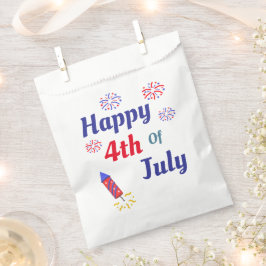 Sachets En Papier 4 juillet heureux