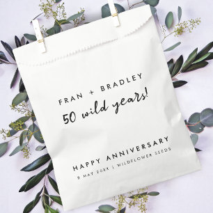 Sachets En Papier 50 années sauvages   Semences Fleurs sauvages du 5