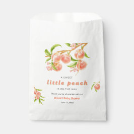 Sachets En Papier A Sweet Little Peach Fruit Baby Shower