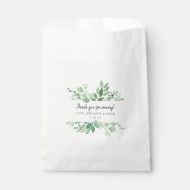 Sachets En Papier Accueil mariage verdoyante sac de faveur
