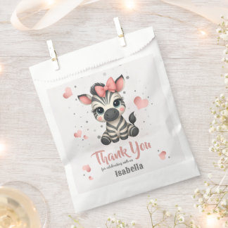 Sachets En Papier Adorable petit zèbre