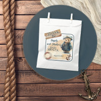 Ahoy, C'est un garçon Baby shower Nautique Teddy B