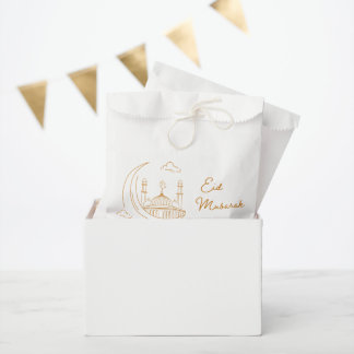 Sachets En Papier Aïd moderne Moubarak Joyeux Aïd